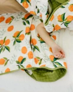 Large Clementine Throw -LITTLE Baby Gear little clementine kids large clementine throw 28467128074282