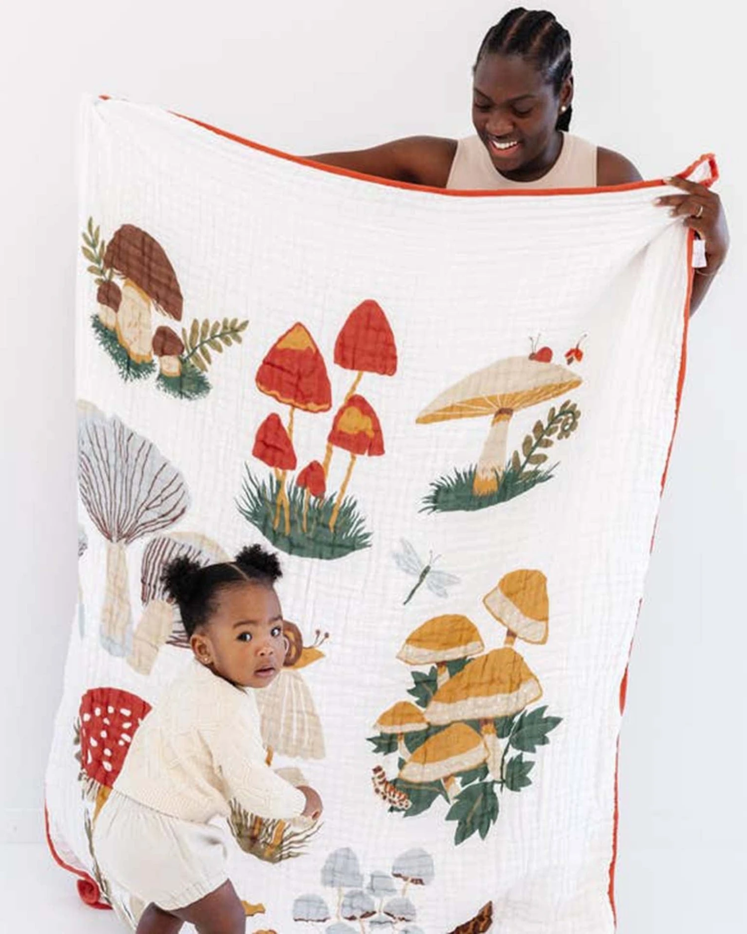 Large Mushroom Throw Blanket 3 Large Mushroom Throw Blanket