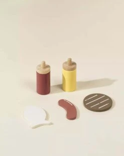 Wooden Barbecue Playset -LITTLE Baby Gear little coco village wooden barbecue playset 50029196050724