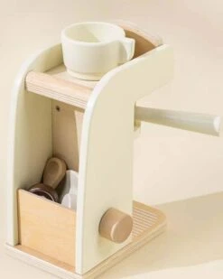 Wooden Coffee Maker Set In White -LITTLE Baby Gear little coco village wooden coffee maker set in white 50029175374116