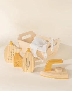 Wooden Laundry Playset