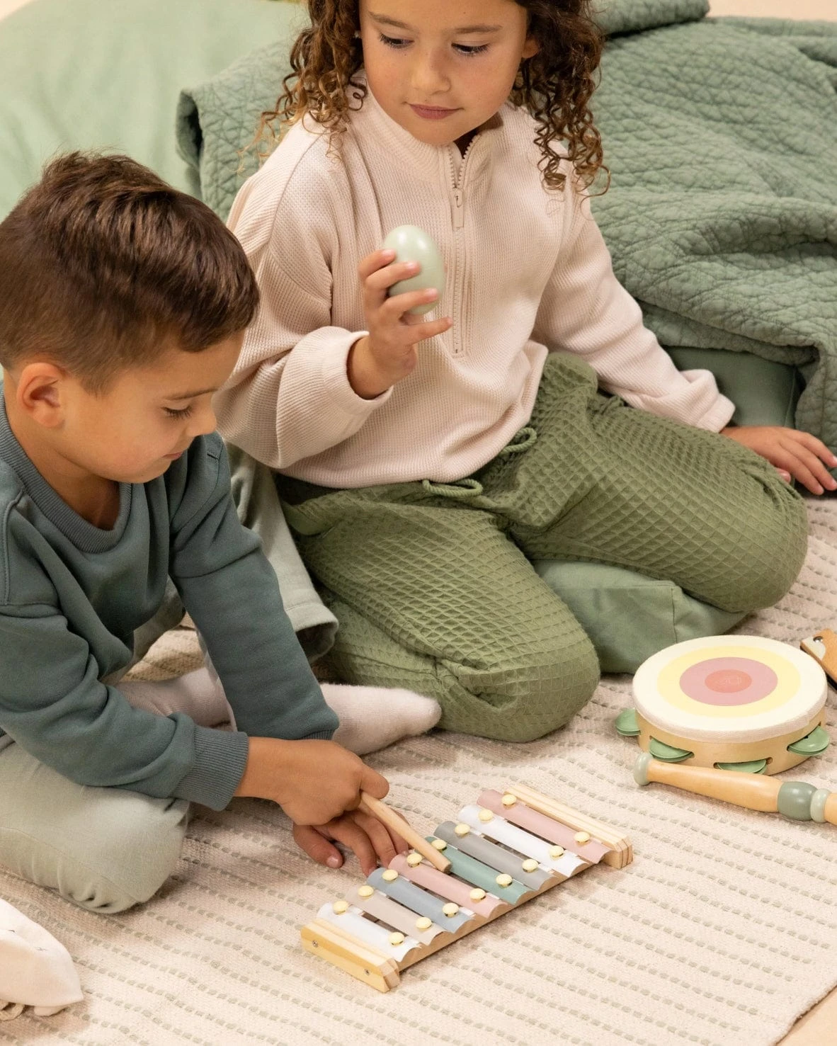 Wooden Musical Instrument Set 4 Wooden Musical Instrument Set - Image 2