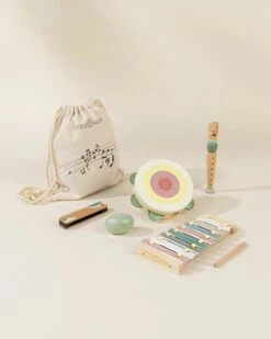 Wooden Musical Instrument Set