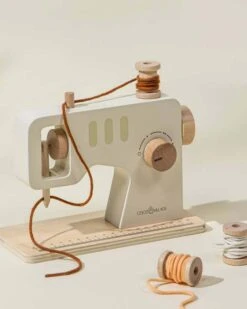 Wooden Sewing Machine Playset