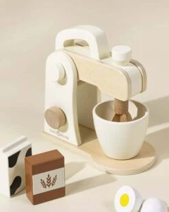 Wooden Stand Mixer + Accessories