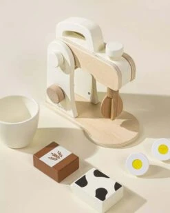 Wooden Stand Mixer + Accessories -LITTLE Baby Gear little coco village wooden stand mixer accessories 50029185270052