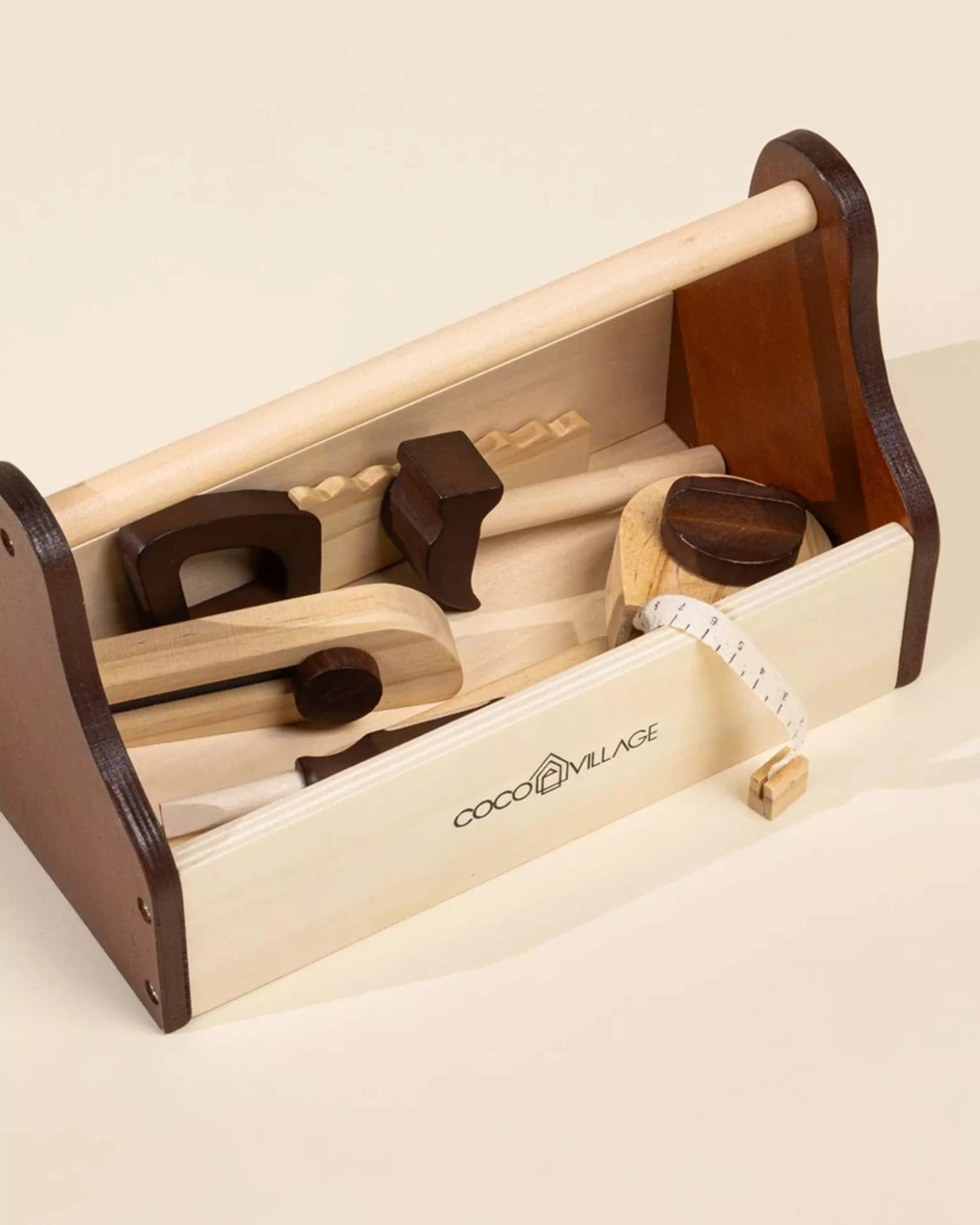 Wooden Tool Playset 5 Wooden Tool Playset - Image 3