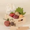 Wooden Vegetables Playset