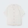 Abel Button-up Shirt In Ivory