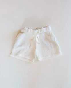 Alex Bermuda Short In Ivory -LITTLE Baby Gear little cozmo alex bermuda short in ivory 1174732401