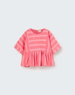 Asia Top In Confetti Pink Stripe