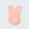 Ayala Baby Romper In Crystal Pink -LITTLE Baby Gear little cozmo ayala baby romper in crystal pink 1155574292