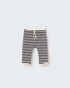 Jasper Baby Pant In Navy Stripe