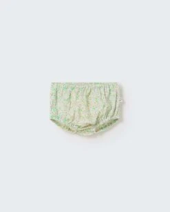 Lola Baby Bloomer In Green Floral