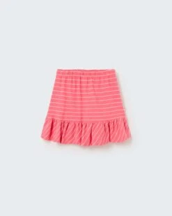 Luna Skirt In Confetti Pink Stripe