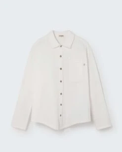 Peter Button-up Shirt In Ivory
