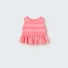 Vera Baby Tank In Confetti Pink Stripe -LITTLE Baby Gear little cozmo vera baby tank in confetti pink stripe 1155574273