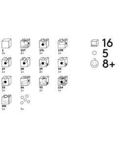 Trick Marble Run Extra Set -LITTLE Baby Gear little cuboro trick marble run extra set 50025236791588