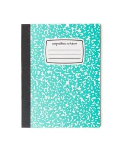 Aqua Mini Composition Notebook