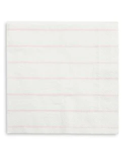 Blush Frenchie Striped Petite Napkins