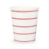 Candy Apple Frenchie Striped Cups -LITTLE Baby Gear little daydream society candy apple frenchie striped cups 42169902301476
