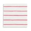 Candy Apple Frenchie Striped Petite Napkins -LITTLE Baby Gear little daydream society candy apple frenchie striped petite napkins 42169919701284