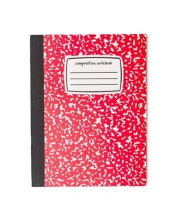 Candy Apple Mini Composition Notebook