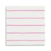 Cerise Frenchie Striped Petite Napkins