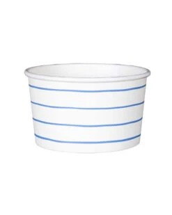 Cobalt Frenchie Stripes Treat Cups