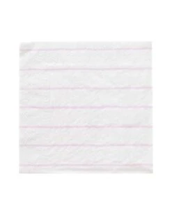 Lilac Frenchie Striped Petite Napkins