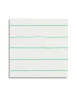 Mint Frenchie Striped Petite Napkins