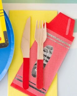 School Days Large Crayon Napkins -LITTLE Baby Gear little daydream society school days large crayon napkins 43105478443300