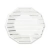 Silver Frenchie Striped Small Plates -LITTLE Baby Gear little daydream society silver frenchie striped small places 45864311324964