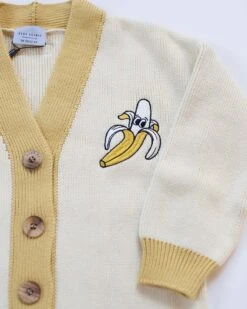 Banana Cardigan In Yellow -LITTLE Baby Gear little dear sophie banana cardigan in yellow 51093805728036