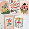 Mushroom Postcard Pack Of 10 -LITTLE Baby Gear little dream folk studio mushroom postcard pack of 10 49754099745060