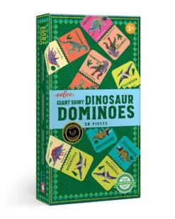 Eeboo Giant Shiny Dinosaur Dominoes