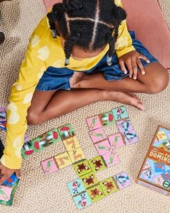 Eeboo Giant Shiny Forest Dominoes -LITTLE Baby Gear little eeboo giant shiny forest dominoes 49164287377700