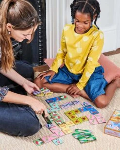 Eeboo Giant Shiny Forest Dominoes -LITTLE Baby Gear little eeboo giant shiny forest dominoes 49164287443236