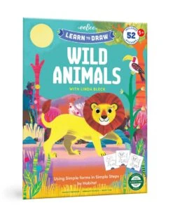 Eeboo Learn To Draw Wild Animals