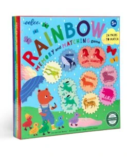 Eeboo Rainbow Memory Matching Game