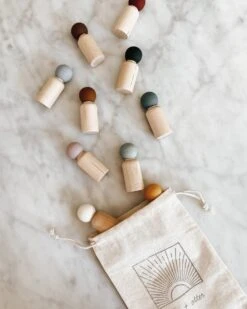 Peg Dolls In Earth Tones
