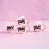 Black Papa Noel Mugs In Pink -LITTLE Baby Gear little glitterville black papa noel mugs in pink 45650365612324
