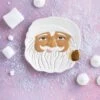 Brown Papa Noel Cookie Plate -LITTLE Baby Gear little glitterville brown papa noel cookie plate 40046100611364