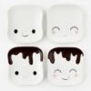 Marshmallow Plates Set Of 4 -LITTLE Baby Gear little glitterville marshmallow plates set of 4 40049707712804