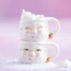 Papa Noel Mugs In Cream 1 Papa Noel Mugs In Cream -LITTLE Baby Gear little glitterville papa noel mug in cream eyes open 40046091665700