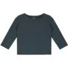 Baby Long Sleeve Tee In Blue Grey -LITTLE Baby Gear little gray label baby long sleeve tee in blue grey 13591996006442