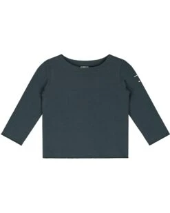 Baby Long Sleeve Tee In Blue Grey