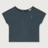 Baby Top In Blue Grey -LITTLE Baby Gear little gray label baby top in blue grey 28956648407082