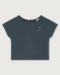 Baby Top In Blue Grey