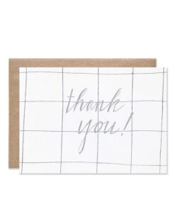 Grid Thank You Card